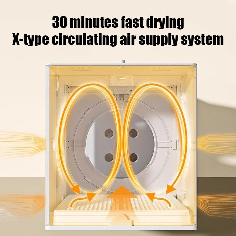 Foldable Pet Drying Box 88L Large Space 3 Gears Wind Speed Automatic Intelligent Home Dog Cat Water Blower Pet Grooming Supplies