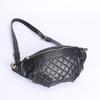 New Women's Top Layer Cowhide Shoulder Crossbody Bag, Diamond Grid Chain Waist Bag, Leather Versatile and Fashionable Soft Leather Chest Bag