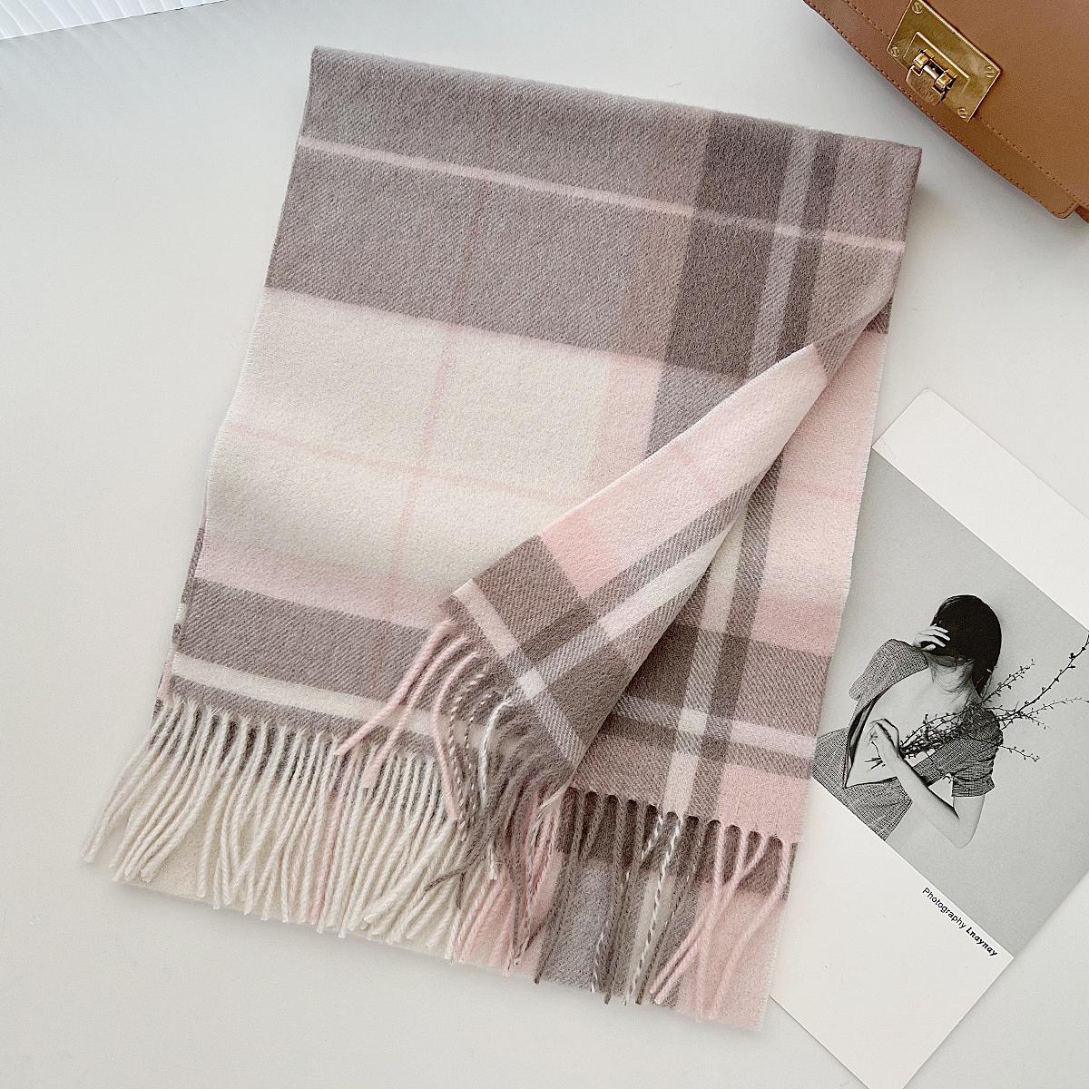 

Шарф с кисточками из искусственного кашемира New Atmosphere для женщин на осень и зиму, с утолщенным бархатом и теплым воротником 190*30cm