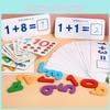 Wooden Math Learning Toy For Preschoolers With Number Matching And Addition Subtraction Activities For Early Childhood Education