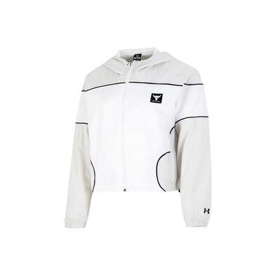 Pjt Rock Brahma Jacke Color Block Logo Hoodie Damenjacke Weiß 1373592-112