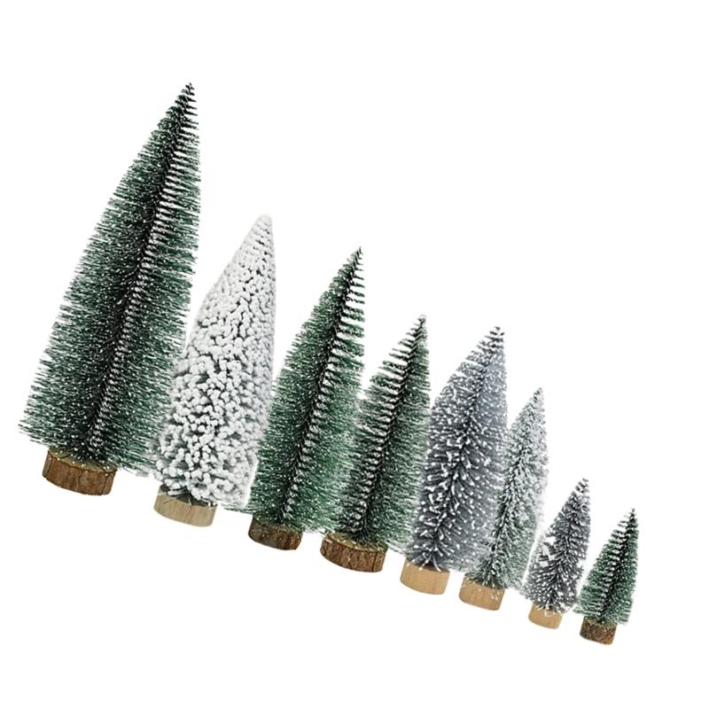  8pcs Artificial Tiny Christmass Forests Assorted Measurements Five hundred Kids Animals Holiday Deck