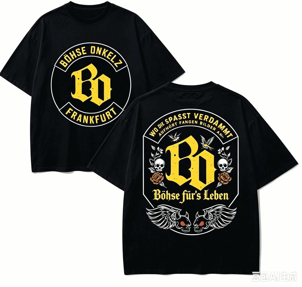 Bhse Onkelz For Fan Gift Tshirt Unisex Unisex Harajuku Oversized Unisex Short Sleeve Streetwear High Quality Comfortable Classic