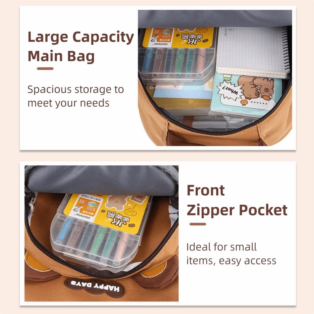 Lightweight Capybara Kindergarten Backpack Kawaii Children School Bag  Preschool