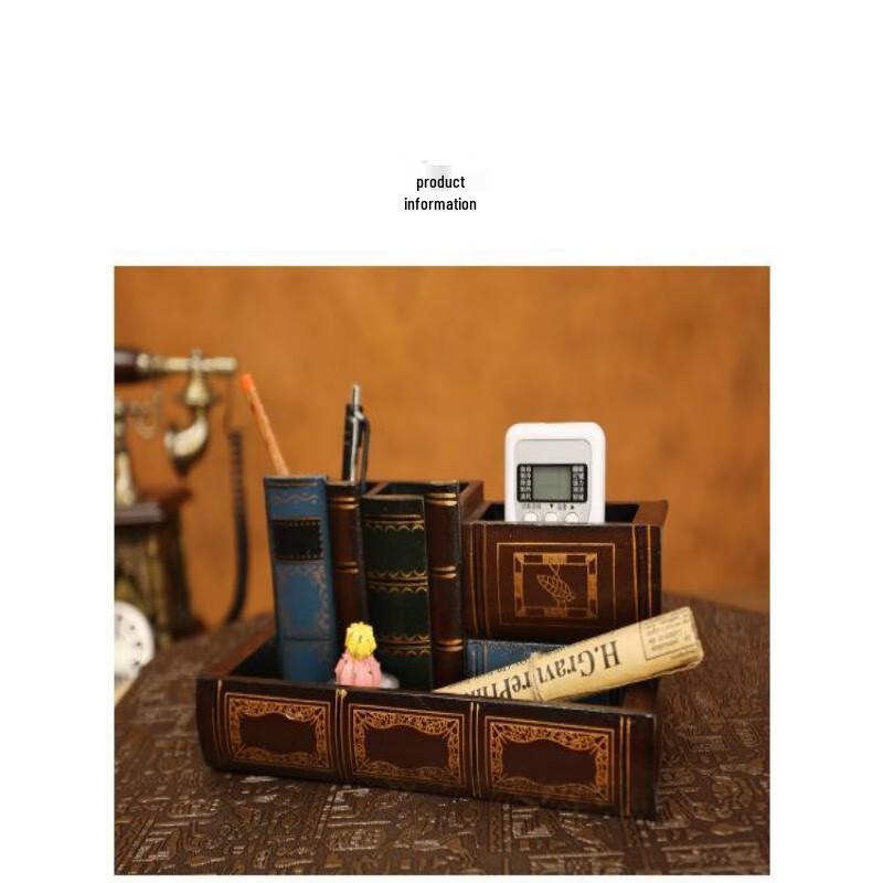 Retro European Style Pen Holder & Desk Organizer