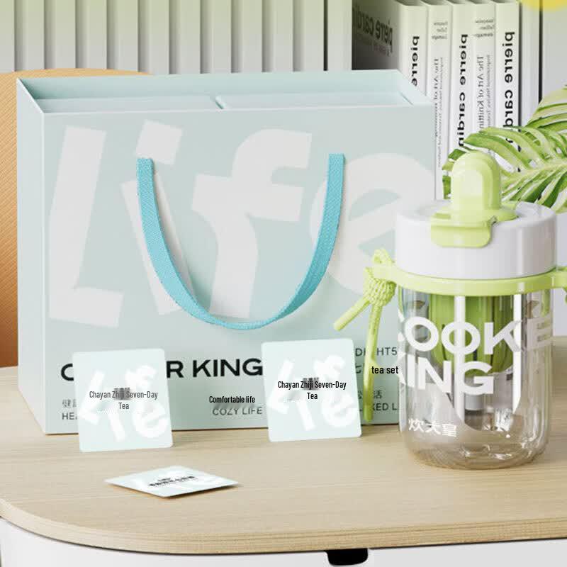 Chui Da Huang Glass 7-Day Tea Set with Filter