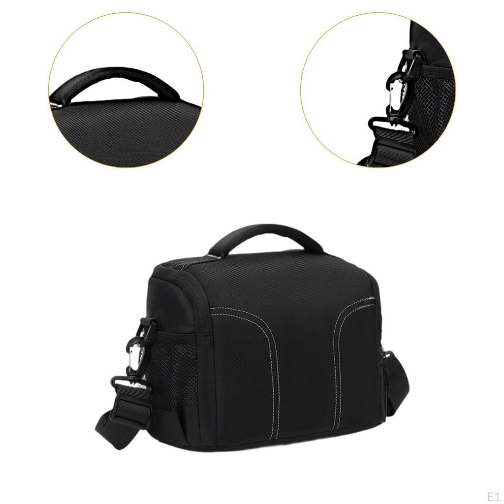 Camera Case Shoulder Bag Pouch Organizer with Mesh Pockets,DSLR Gadgets Photography Tote for
