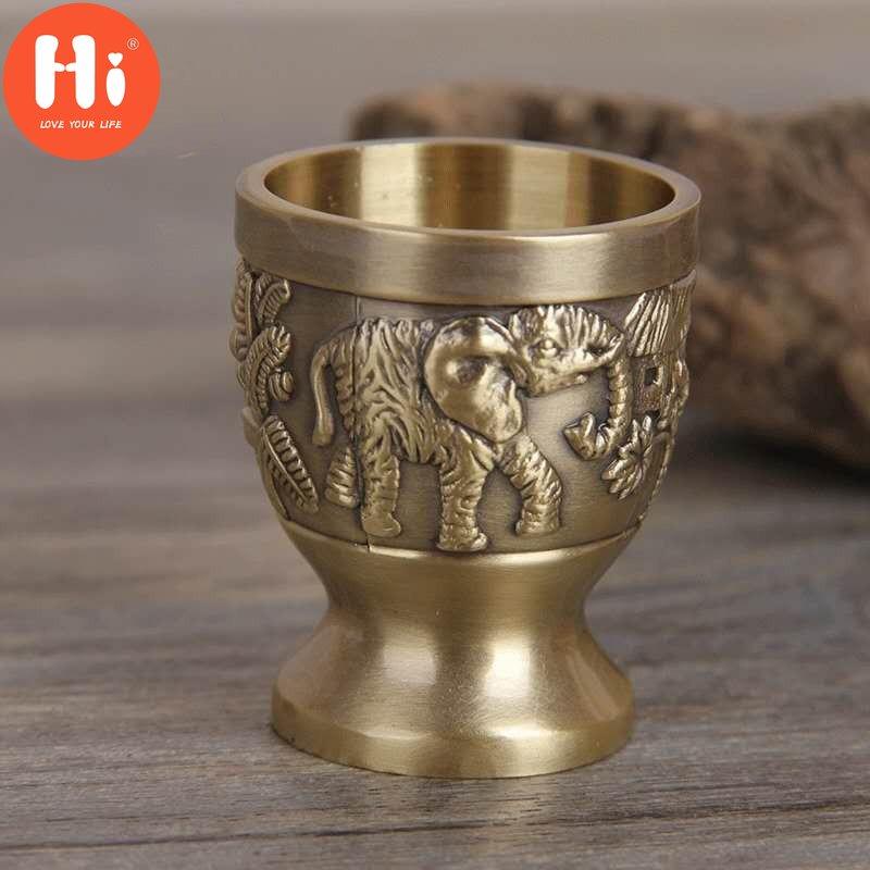 Nordic Shot Glass Small Mouth Liquor Cup Classic Embossed Carving Flowers Personality Wine Mug Bar Drinkware