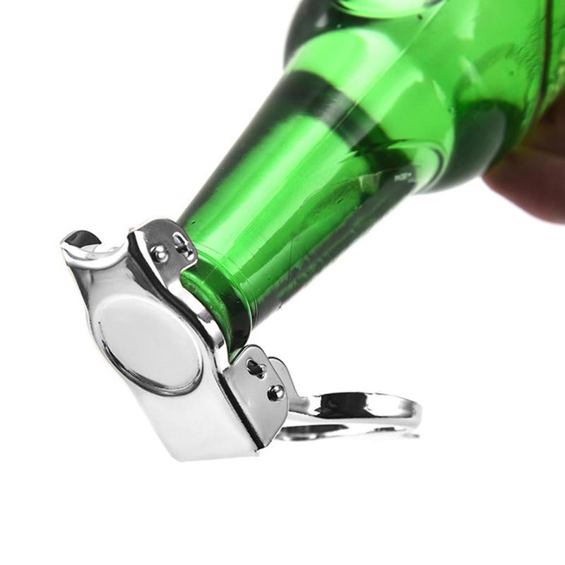 Multifunctional Stainless Steel Soda Bottle Opener Carbonated Drink Beer Folding Can Opener Bottle Stopper Bottle Cap Opener