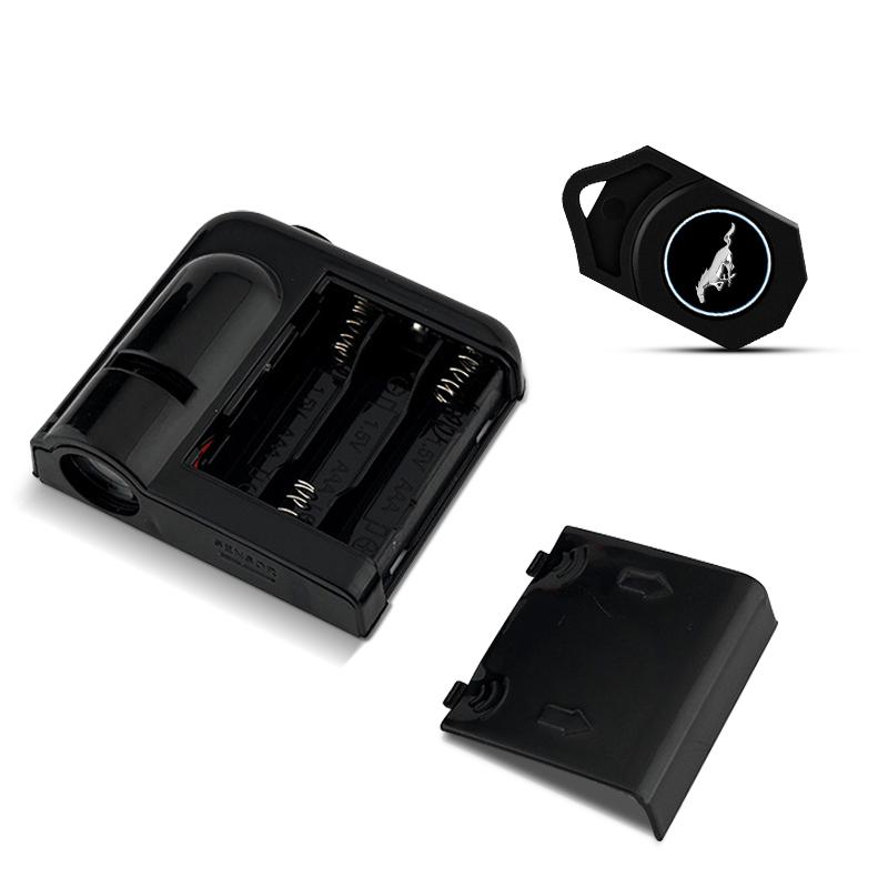 LED Car Door Welcome Lights Laser Projector Wireless Car HD Courtesy Lamp For Ford Mustang line Fiesta Escape Kuga Ecosport Ranger EXplorer stickers