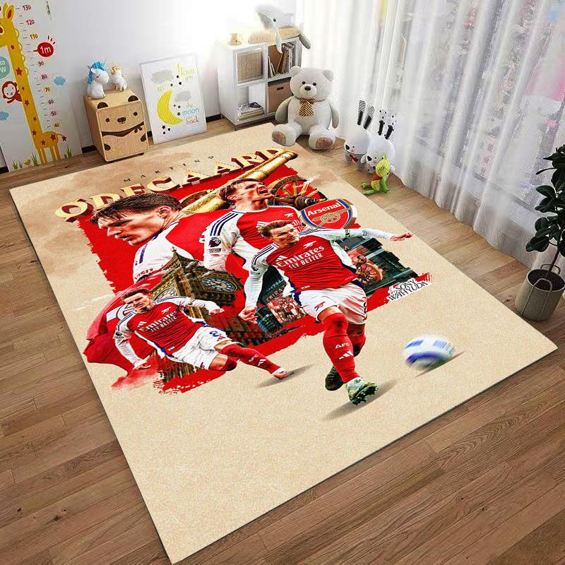 Arsenal Football Designed floor mat, suitable as a non-slip mat for the living room or bedroom sofa