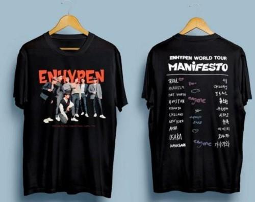 Manifesto Tour Merch - Enhypen Member Shirt For Fan1 XXL