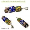 Venezianische Glasperlen, 3 Stränge, Millefiori, Modeschmuckperlen, Antike Perlen, SILBER925, Anhängeraufsatz, Venezianische Handelsperlen, Alte Perlen, Antike Perlen,