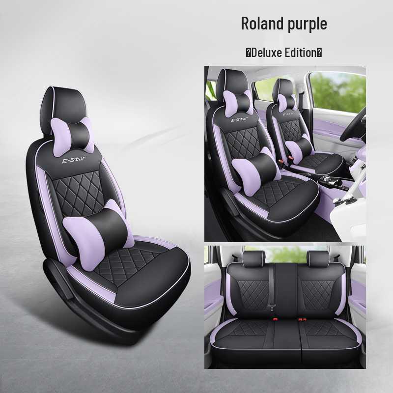 Benbenestar National Edition Full Coverage Colorful Car Seat Cushions and Covers