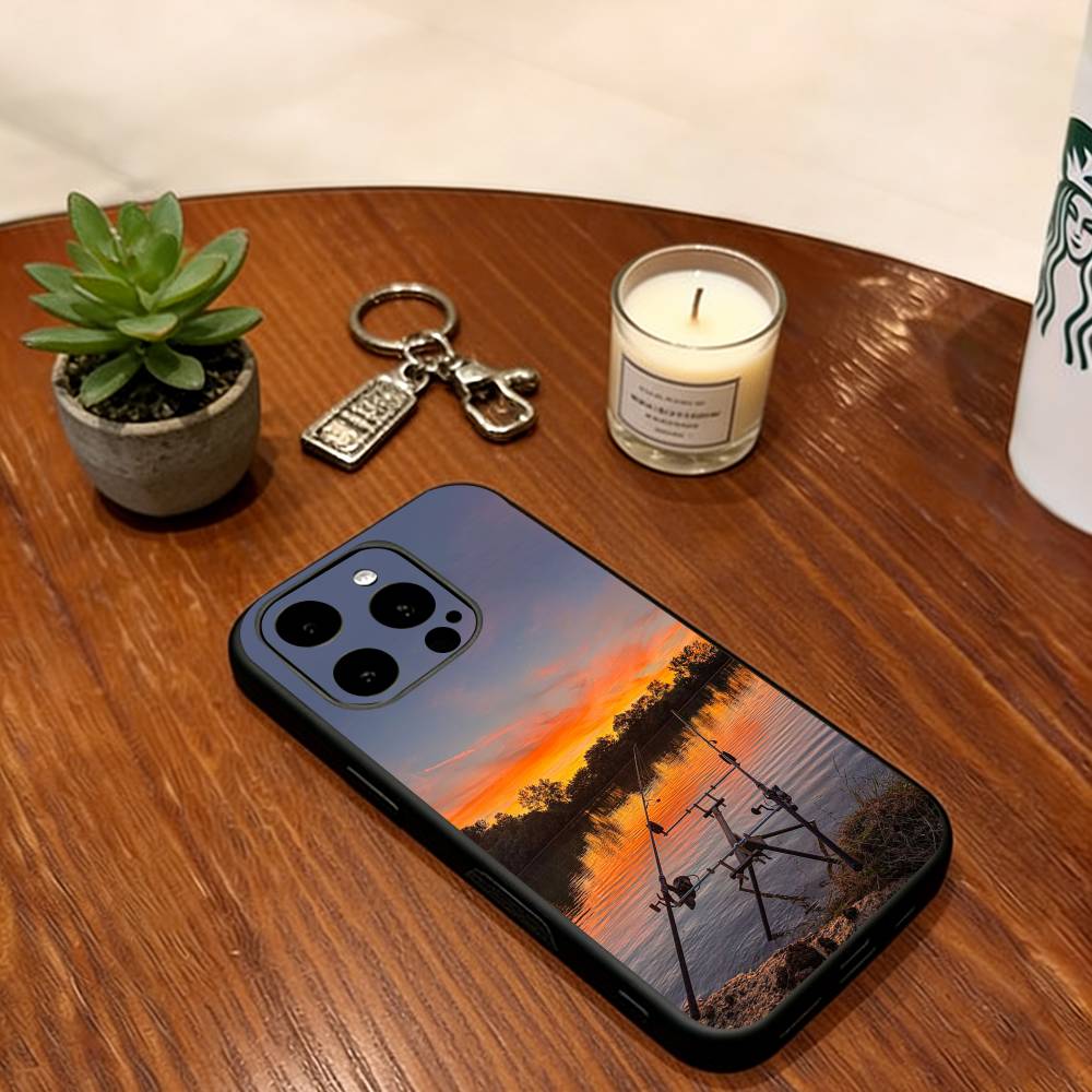 

Fishing rod Phone Case Silicone Soft For IPhone 17 16 15 14 13 12 11 X XR Plus Pro Max Plus iPhone13