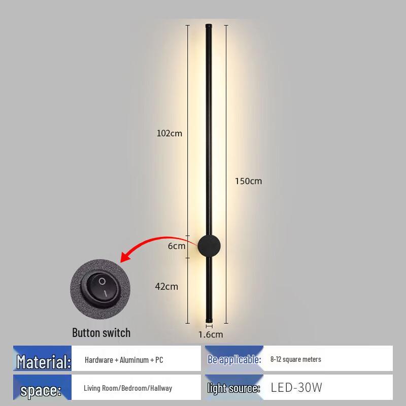 Minimalist Nordic LED Wall Lamp