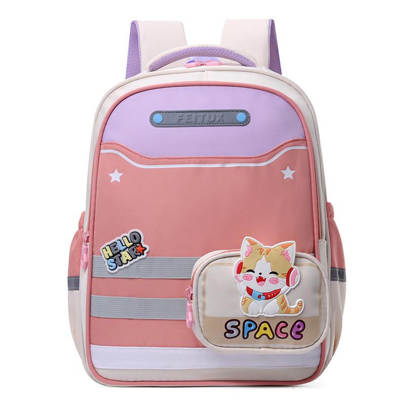 Lightweight And Stylish Kids Backpack For Boys And Girls With Nylon Material And Cartoon Patterns