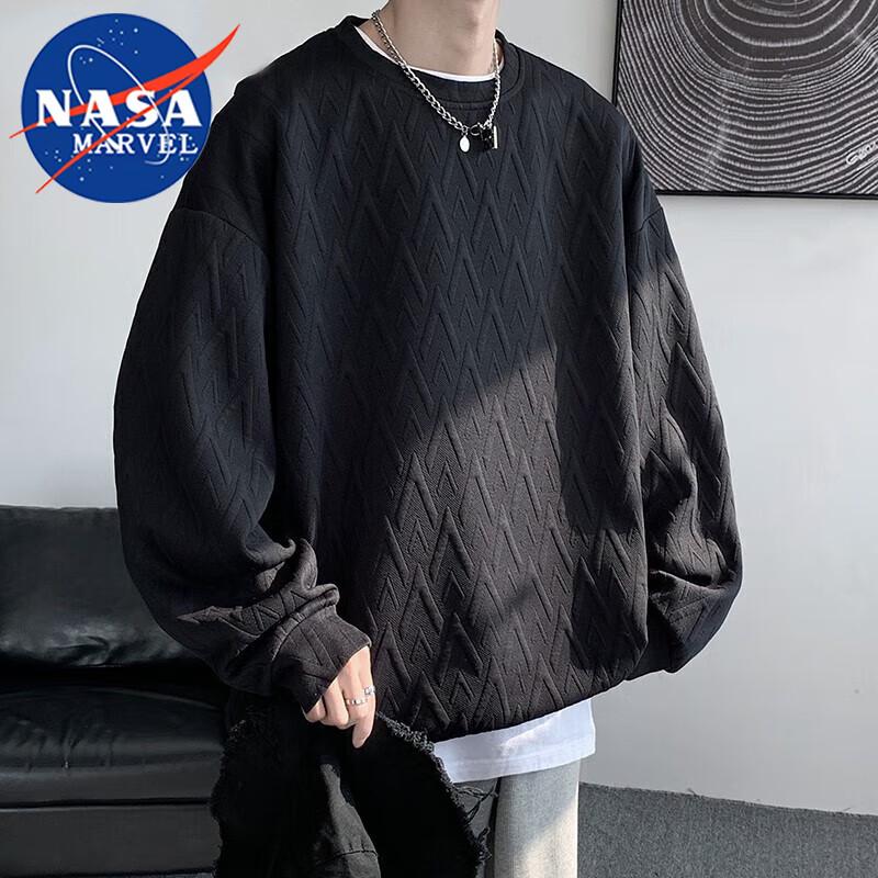 

Мужской свитшот с длинным рукавом и круглым вырезом NASA MARVEL 3XL