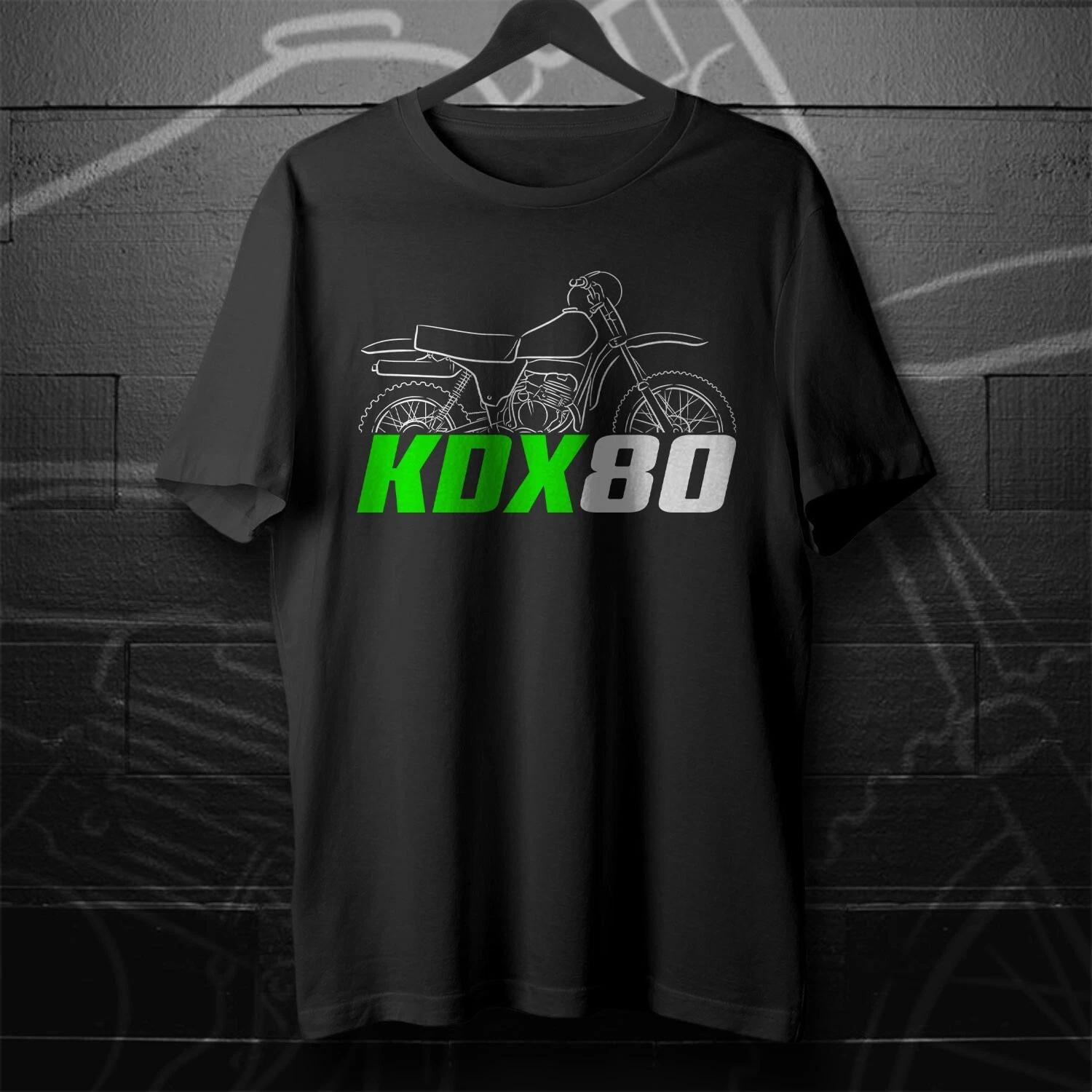 Men s and Women s T-shirts For Kawasaki KDX80 1980-1988- Motorcycle S