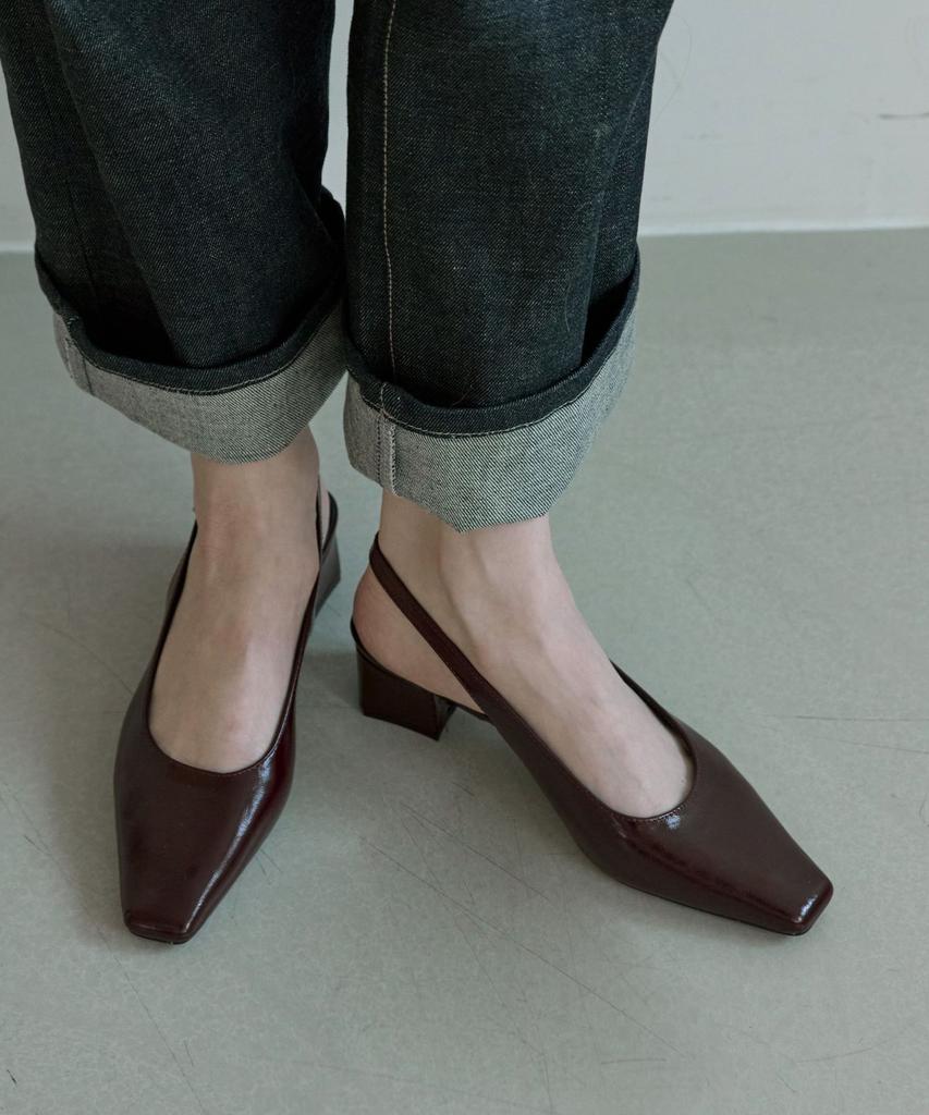 Spur Rossan Minimal Slingback Pumps 2.5Cm -Ws9009 (3Color)
