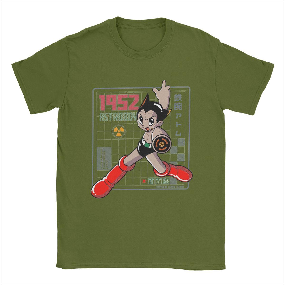

Men AstroBoy T Shirts Astro Boy Pure Cotton Clothing Funny Short Sleeve Round Collar Tees Gift Idea T-Shirts 4XL