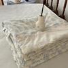 Duo Shu Lace Trim Washed Cotton Summer Quilt