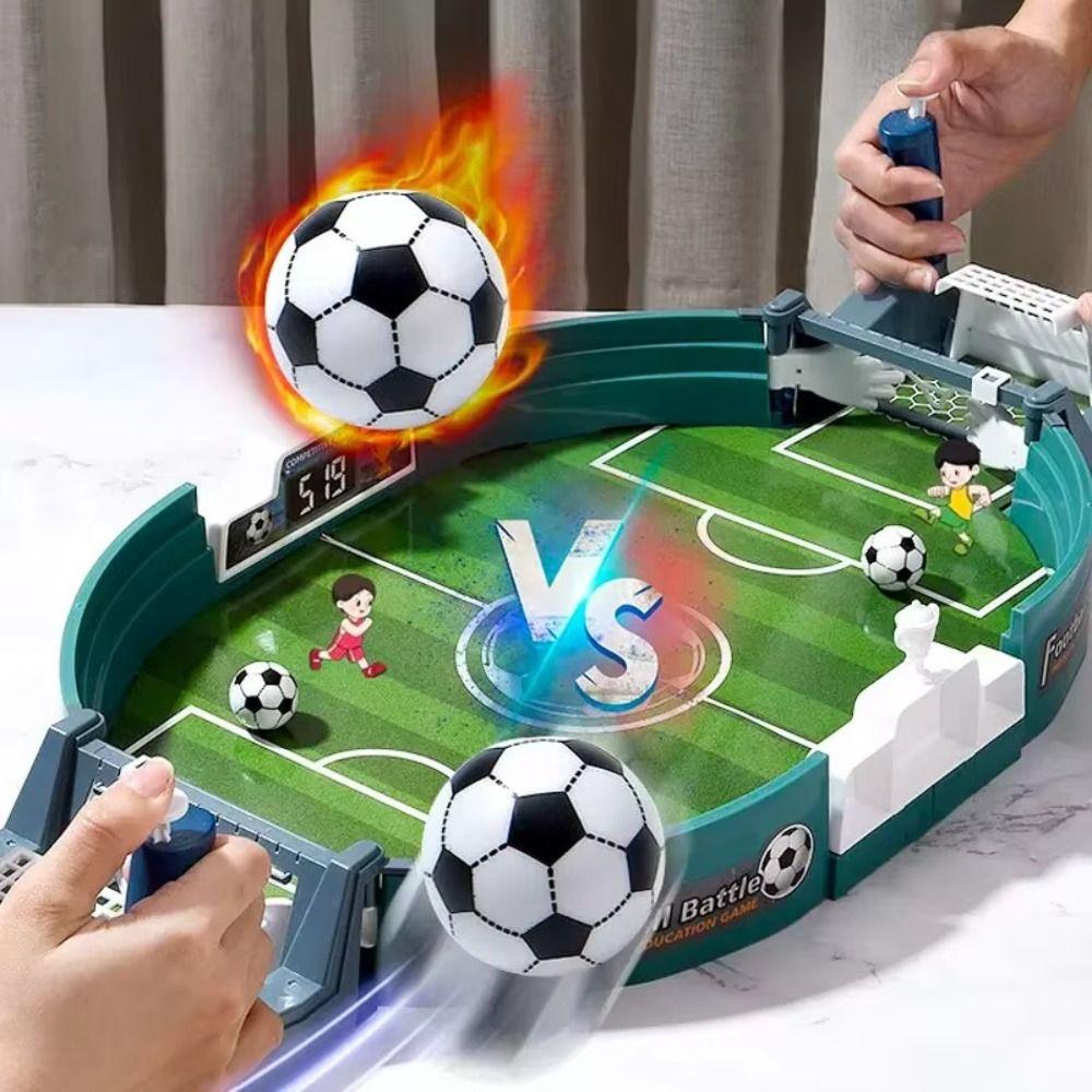 Competitive Tabletop Soccer Toys Ejection Type Mini Table Football Toys Children