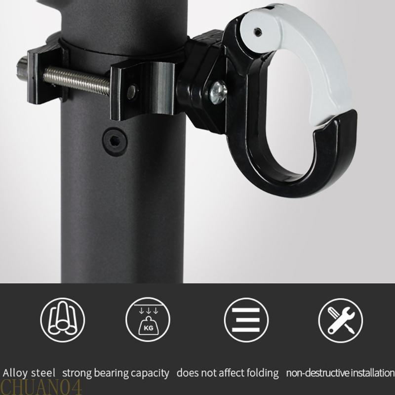 A1A2 Stable Electric Scooters Hook Effortlessly 10 Second Installation Holds Antislip Scooters Accessory Hook Random Color