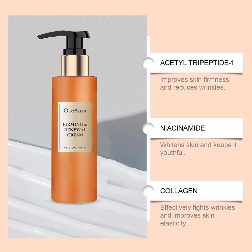 Firming Body Cream Hydrates and nourishes skin Brightens, elasticizes and refreshes Moisturizing Treatment Moisturizer