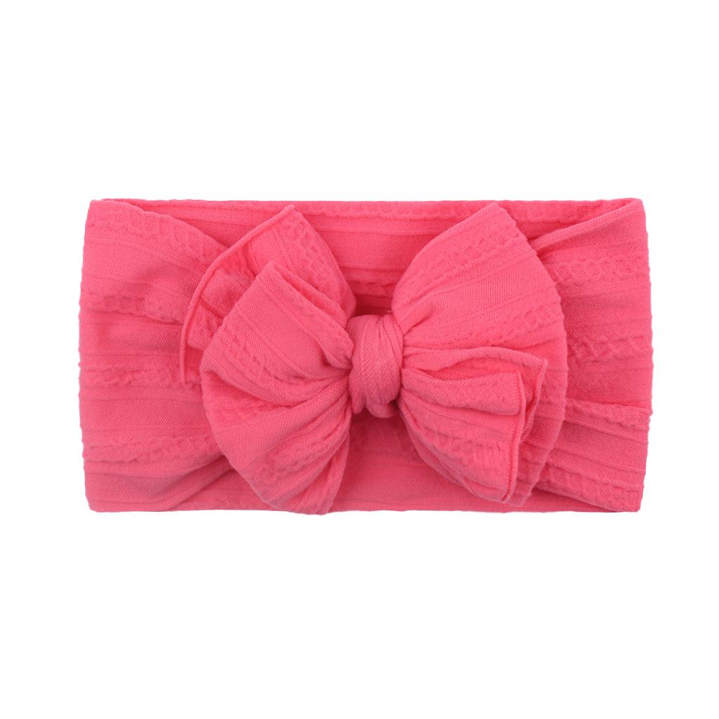2022 Soft Nylon Jacquard Baby Headband - Elastic & Stylish Children's Hair Accessory