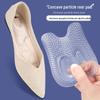  Talonnette de sport concave antidérapante: Semelle Intérieure Unisex, Demi-Taille avec Massage et Amorti pour le Confort