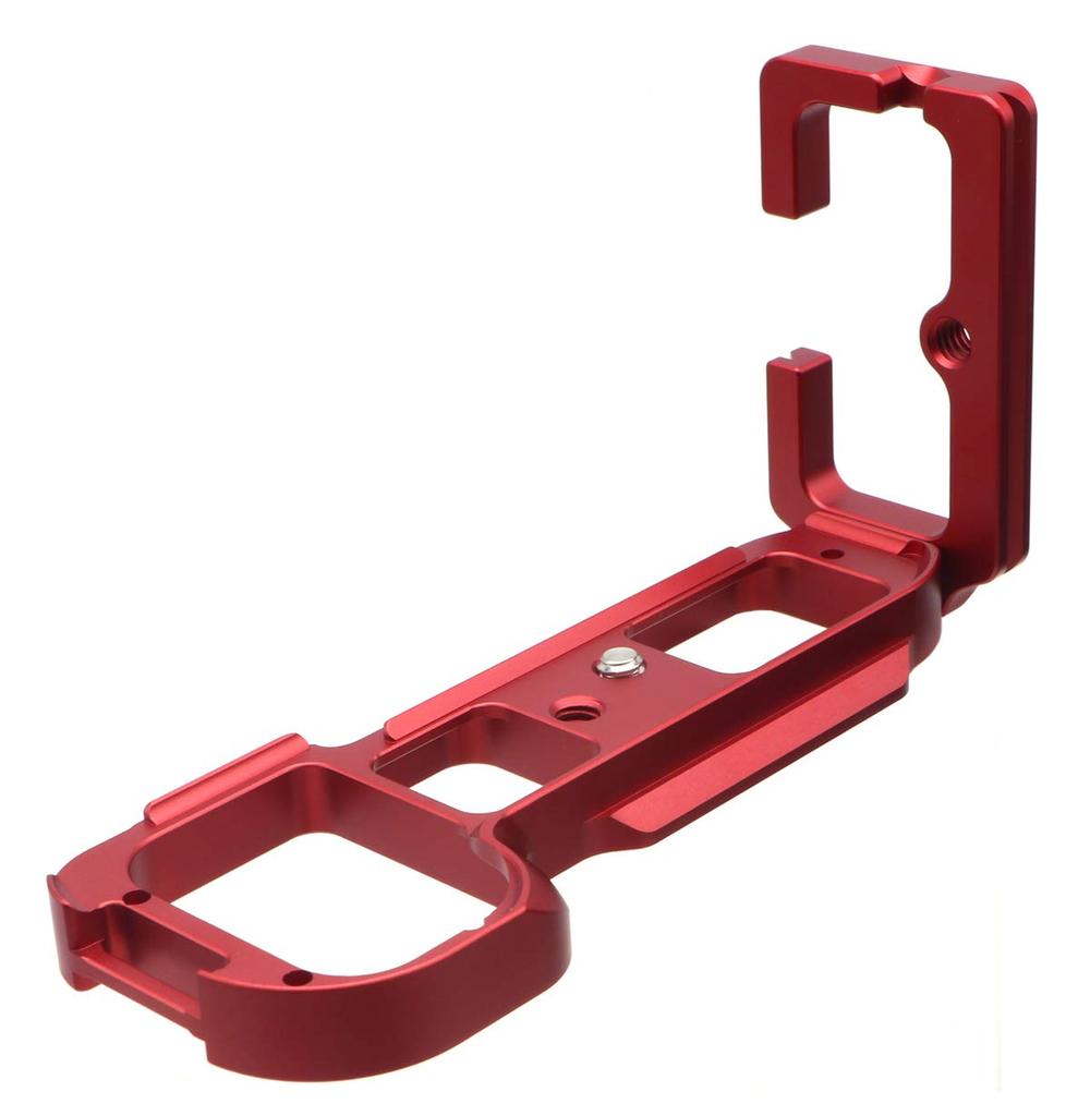 INPON Quick Release with for Sony Red L-Shaped Bracket, Arca-Swiss Compatible, 1/4" Screw, 7/7r,