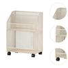Rolling File Cart Mobile Bookcases Storage Bin Multifunction Under Desk File