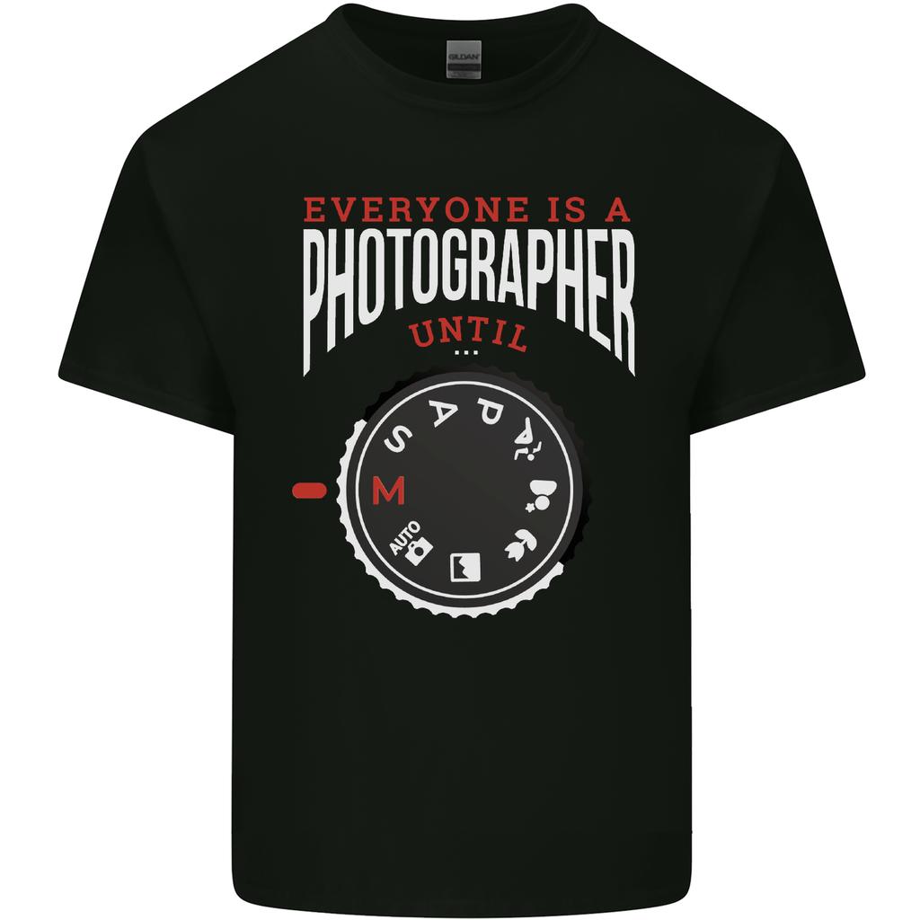 Everyones a Photographer Until Photography Unisexs Light Cotton TShirt