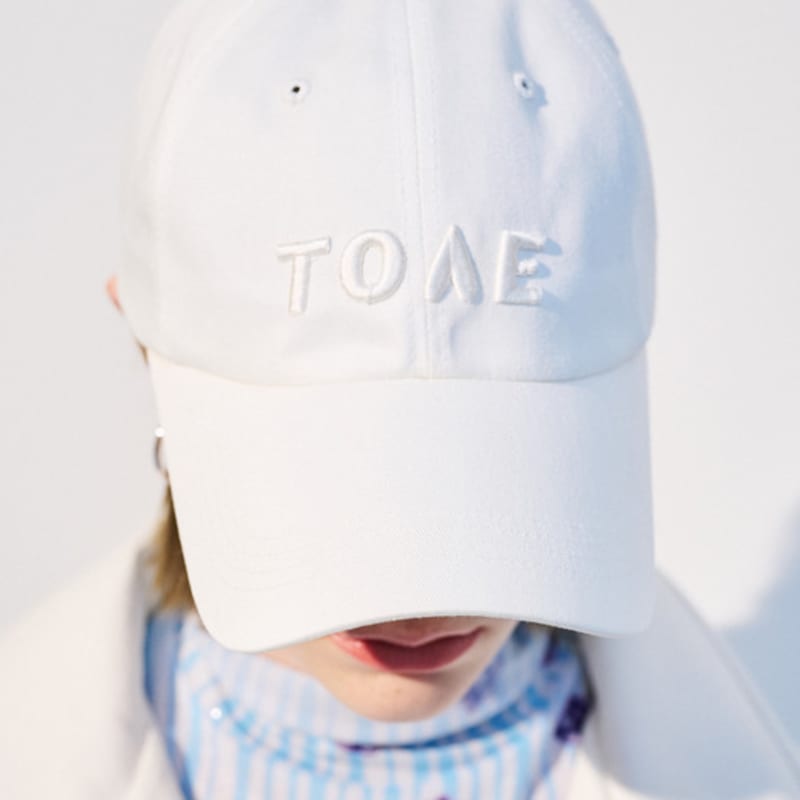 TOSE TOSE Logo Ball Cap White