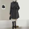 Women's Detachable Shawl Mid-length Coat