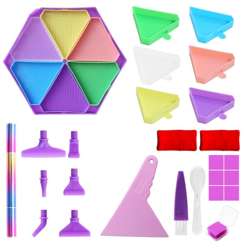 1Pc Diamond Painting New Turning Diamond Disc, Hexagonal Diamond Disc Multifunctional Funnel Disc Screen Diamond Disc DIY Tool Set