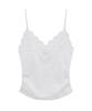 MIDNIGHT MOVE Lace Sh Top (White)