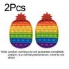 2Pcs Hot Push Bubble Fidget Toys Sensory Autism Special Needs Stress Reliever Squeeze Decompression Toy Fidget Toys For Kids