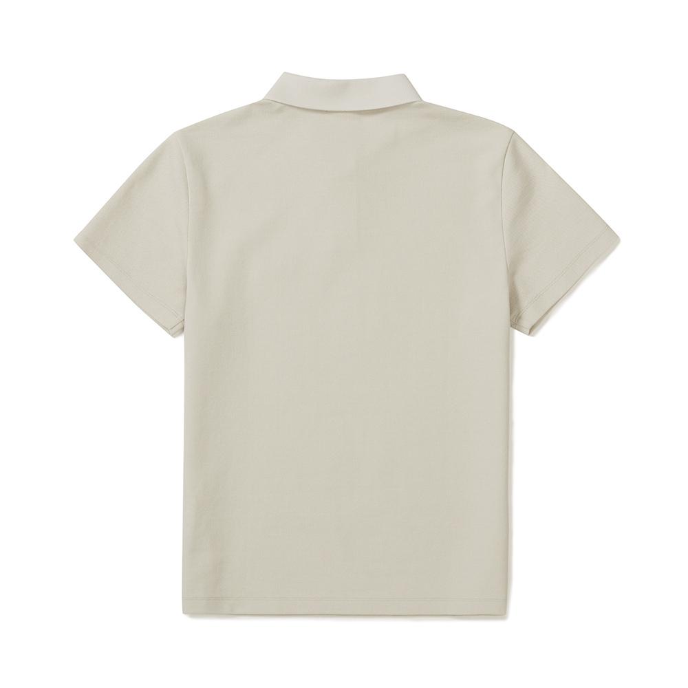 [Snowpeak] Pique Women's Basic Polo T-shirt Light Beige (S25MWFPS67)