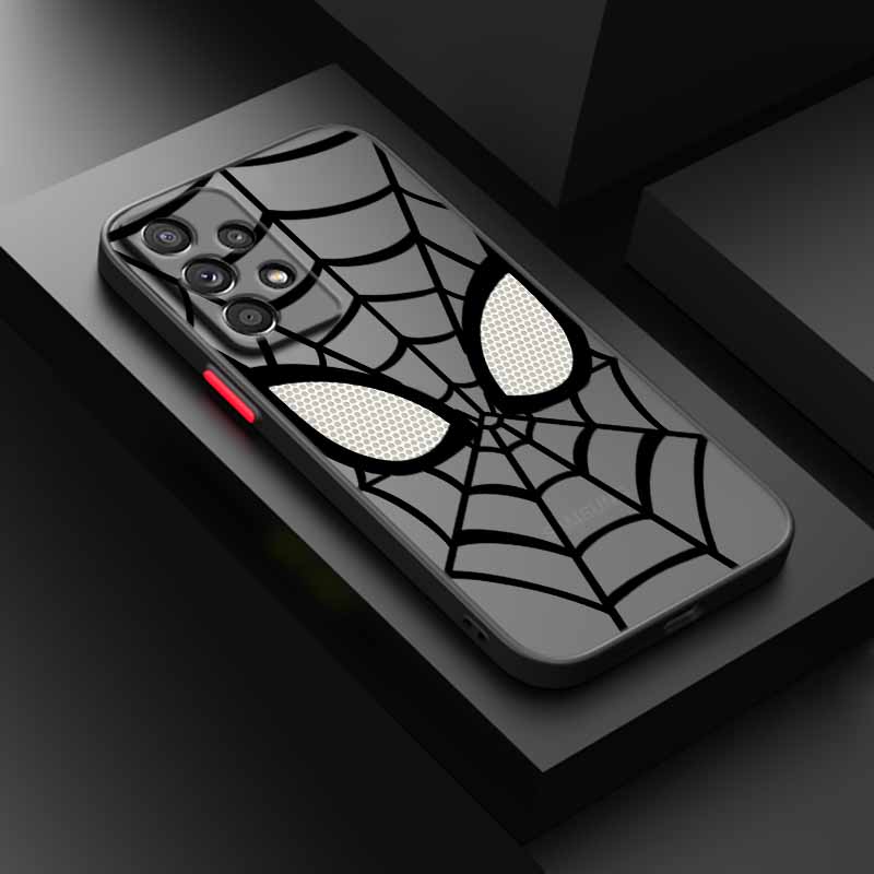 Spider-Man Iron Man LOGO For Samsung A56 A55 A54 A53 A36 A34 A33 A32 A31 A26 A25 A24 A23 A22 A21S A17 A15 A07 Phone Case