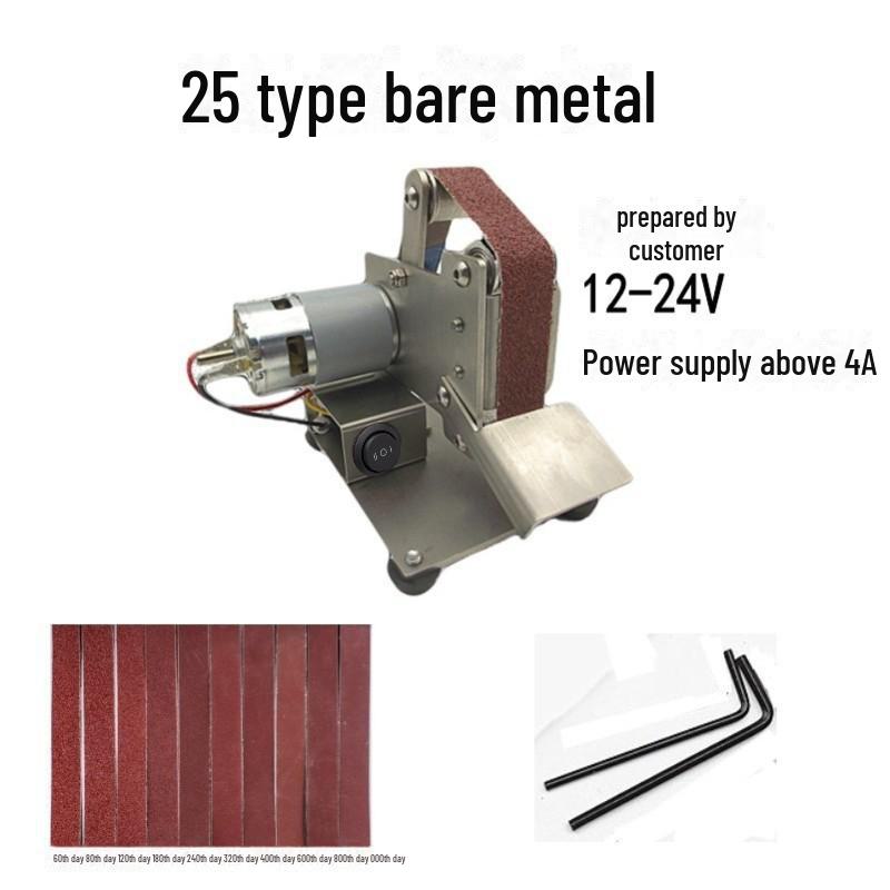 Mini elektryczna szlifierka taśmowa: Narzędzie do polerowania i szlifowania stołowe