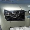 Stainless Steel Car Headlight Lampshade Protection Net Cover For Land Rover Defender 90 110 2020-25 Accessories Car Modification