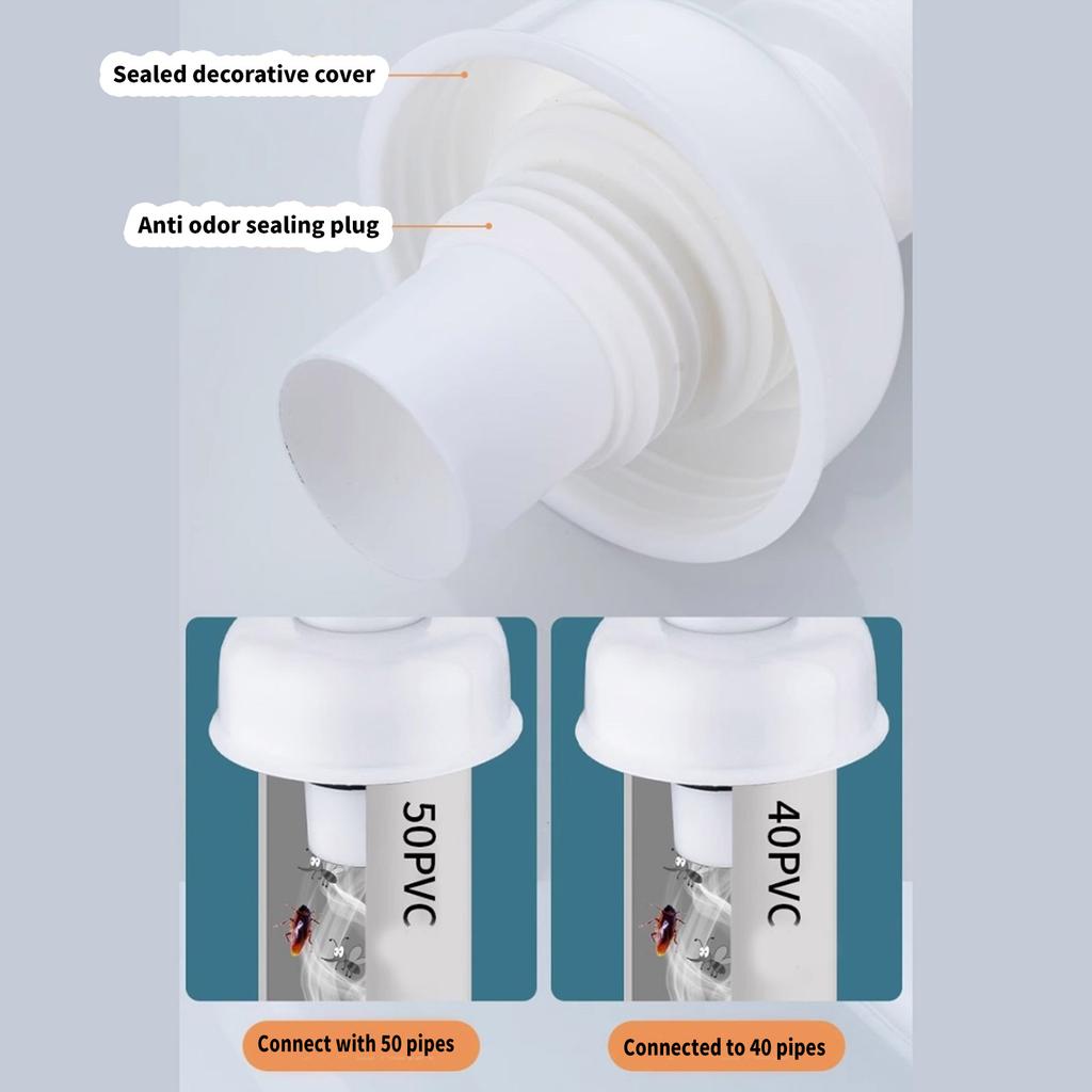 Bathroom Washbasin Drain Pipe Anticlogging Sink Strainer Stretchable Deodorant Pipelines Sink Hose Plumbing Enduring