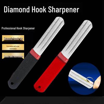 Multi-Purpose Diamond Hook Sharpener: Stone Tool for Fish Hooks, Anchors, Crankbaits, and Thunder Frogs - Essential Fishing Gear Accessory