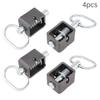304 Stainless Steel 4pcs Heavy Duty 3.4 Inch Spring Latch Lock Weld Assembly Universal Trailer Gate
