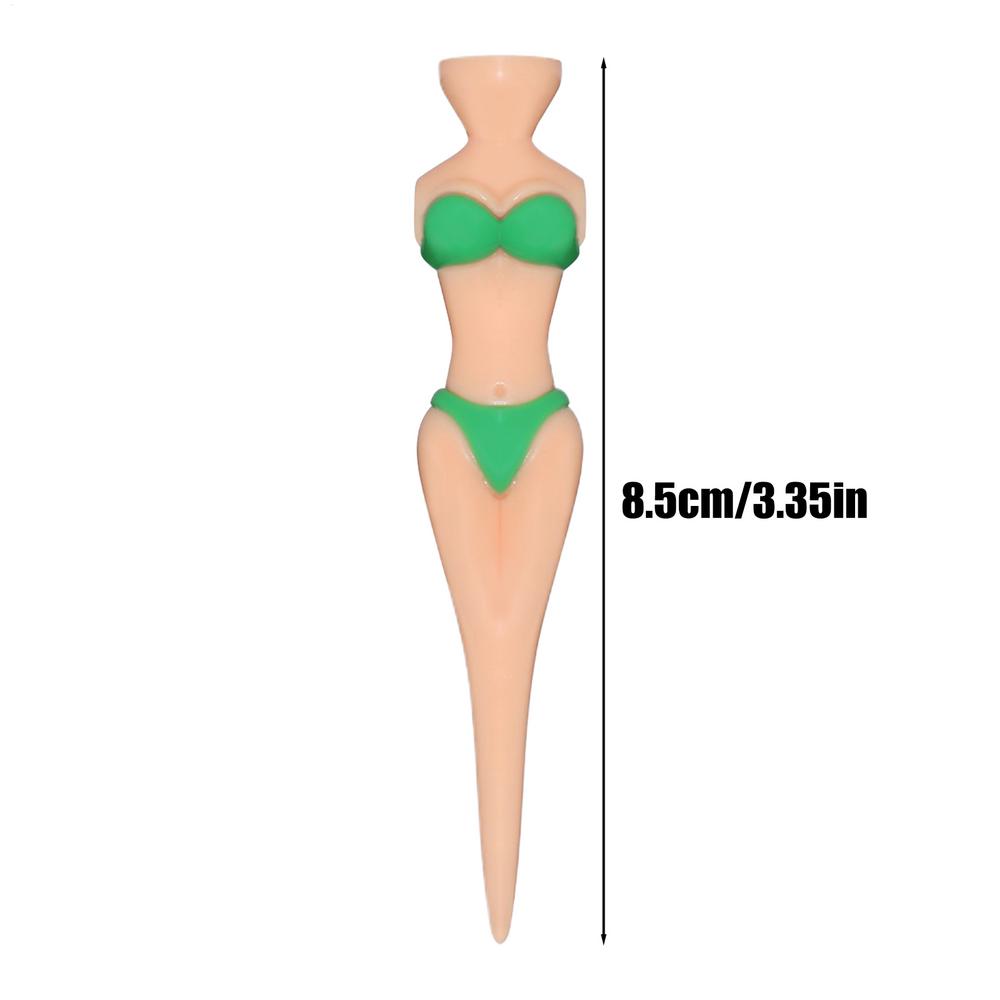 Funny Golf Tees Bikini Golf Tee Novelty Sports Gear Training Accessories for Beginner Indoor Backyard Men Women Golfer Course