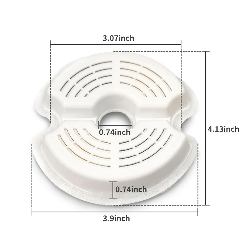 4PCS Haustier-Brunnen-Filterschwamm-Ersatz-Haustier-Brunnen-Schaumfilter