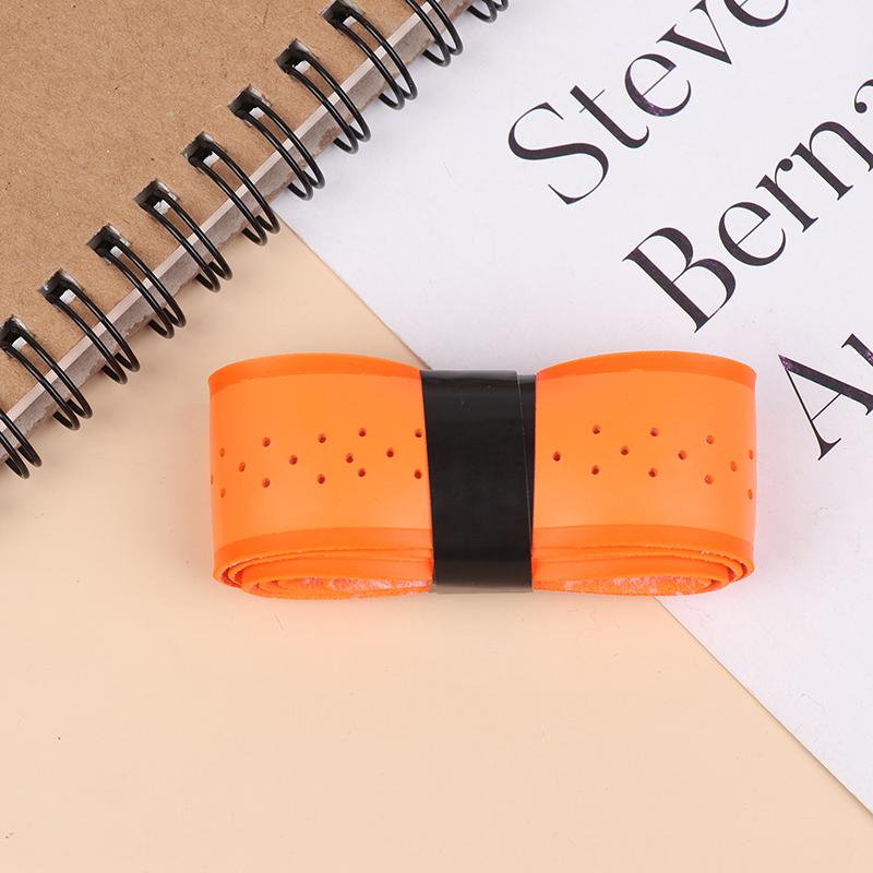 Multi-Color Pickleball Badminton Tennis Racket Overgrips Breathable Non-Slip Pu Grip Tape Sweat Shock Absorption Stitching Grips
