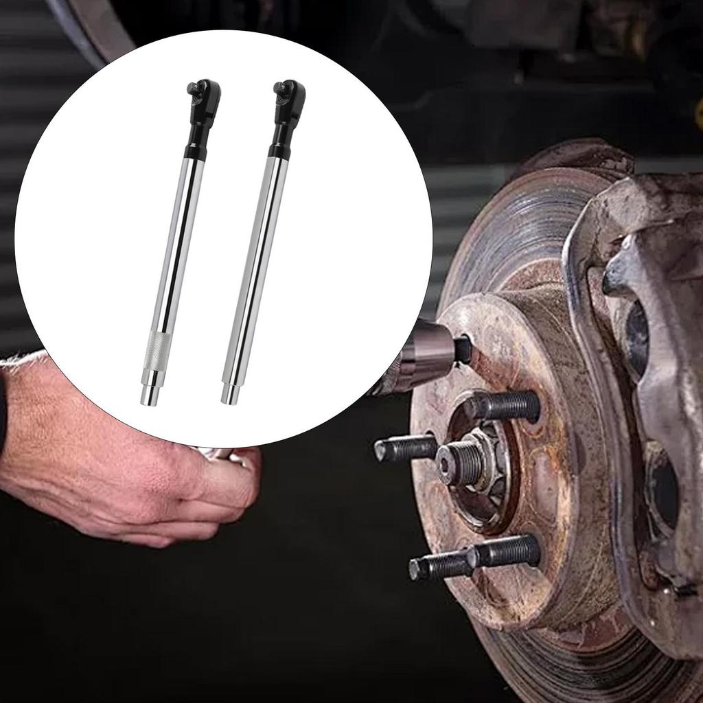 Offset Wrench Extension, Hand Tool Socket Wrench Square Adapter, Flexible Extension Rod, Chrome Steel, for Tight , Suitable for